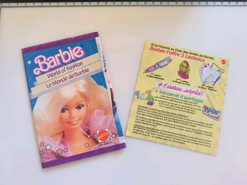 BARBIE brochure catalog leaflet - Barbie fashion - MATTEL 1986
