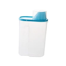 Cereal Container with Pour Spout and Measuring Cup Airtight Watertight Food S...