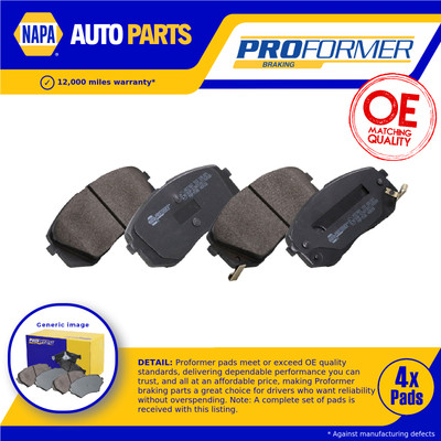 Brake Pads Set fits KIA PRO CEED JD 1.6 Front 13 to 18 Proformer 581010ZA00