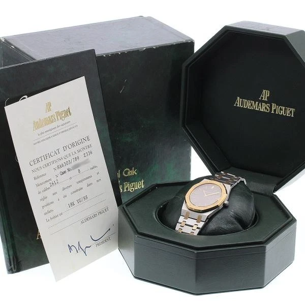 Audemars Piguet — Audemars Piguet 6303/789 33mm SS Gray Dial Quartz Watch #C16518