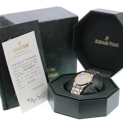 Audemars Piguet 6303/789 33mm SS Gray Dial Quartz Watch #C16518