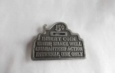 Vintage 70's "Insert Coin" Belt Buckle The Great American Buckle Co