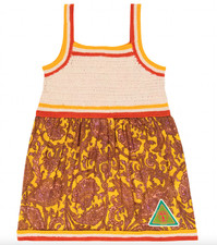 ZIMMERMANN Tiggy retro crochet cotton paisley dress sz girls 6