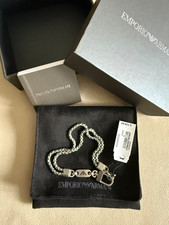 Emporio Armani Unisex Stainless Steel Silver Tone Bracelet - EGS2805040