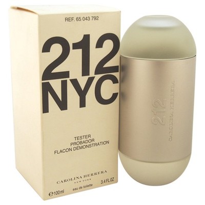 2 Pack 212 by Carolina Herrera for Women - 3.4 oz EDT Spray (Tester)
