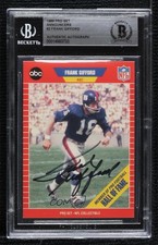 BAS 1989 Pro Set Announcers Frank Gifford #2 BGS Authentic Auto HOF ow6
