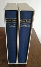 Mark Twain Lot of 2 Library of America HCs Historical Romances & TheGilded Age