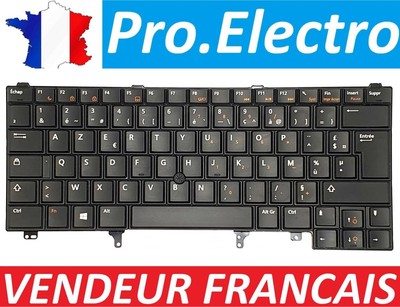 CLAVIER RÉTROÉCLAIRÉ AZERTY POUR DELL LATITUDE E6430 / E6430 ATG - Pièce D'origine - Occasion Bon état