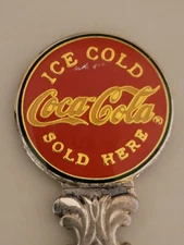Vintage 1995 Coca Cola Collectible Metal Spoons Made in New Zealand Set of 2