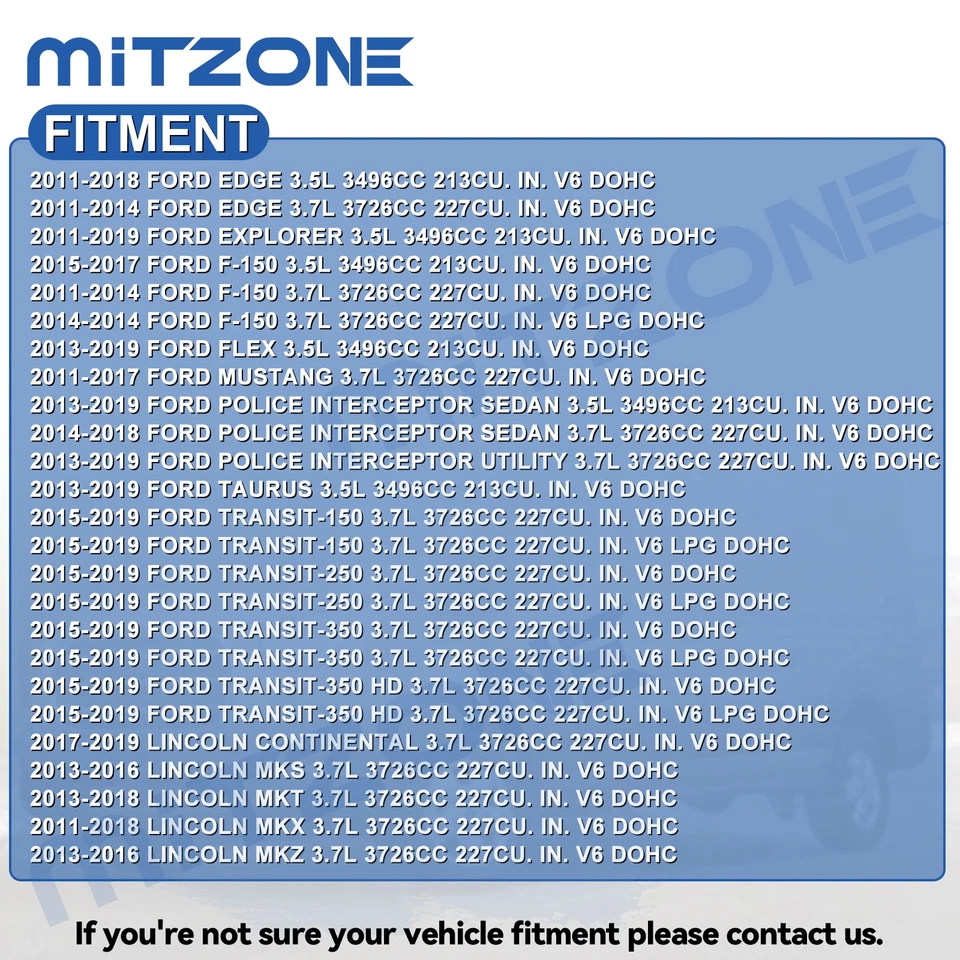 Cubierta de válvula de aluminio Mitzone para FORD 11-19 EXPLORER 15-17 F-150 11-18 EDGE 3,5 L Foto 2 de 4