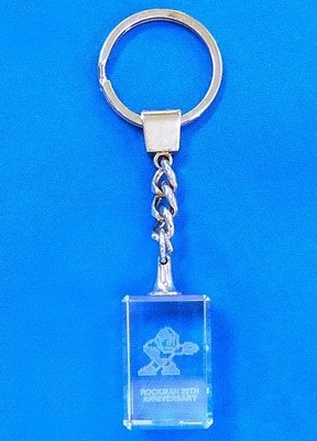  Manグッズ F14-473 Capcom Rockman Crystal Keychain Rockman 20th Anniversary