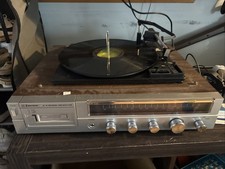 Vintage Emerson M2404 AM/FM Stereo Receiver Turntable Cassette Player