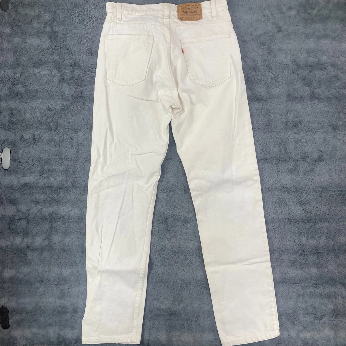Levi's 505 White Jeans for Men for sale - eBay