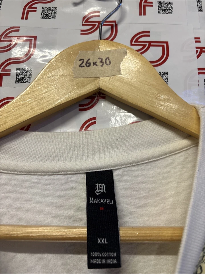 🔥🔥Винтажная футболка Makaveli Tupac Rap хип-хоп долларовая купюра Y2K FTR мужская размер XXL - Изображение 2 из 4