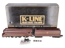 K-Line K3380-3768IC O Pennsylvania Torpedo Steam Locomotive & Tender #3768 EX