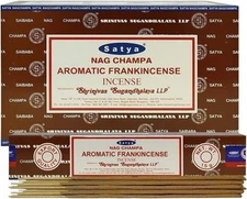 Satya Nag Champa Aromatic Frankincense Incense Sticks Pack of 12 Boxes 15gms...