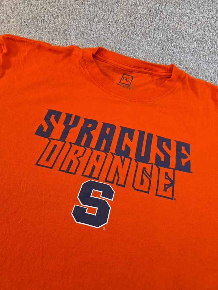 Camiseta Para Hombres Siracusa Naranja NCAA Universidad Camiseta Caballeros Ropa Fútbol Foto 2 de 4