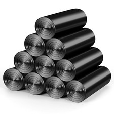 Mini Car Trash Can Bags 10 Packs Total 300 Count Black Garbage Bags