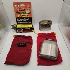 Vintage 1960 Aladdin Jon-e GI Hand Warmer. Large Size w/ 1 Replacement Element.