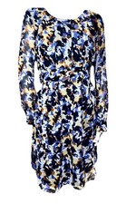 W118 Dress Button-Down Shirt Abstract Print Size M EUC