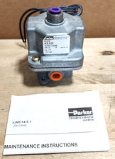 Parker A3LX29AB6A46 Skinner Solenoid Valve 1/8" New Old Stock