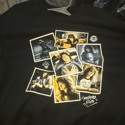 Stranger Things Hellfire Club Black Graphic Pullover Sweatshirt Crew Neck M
