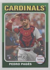 2024 Topps Heritage High Number SP Green Border Pedro Pages Pedro Pagés #704 2f9