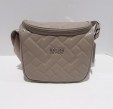 Guess Insulated Lunch Bag Taupe Kelce Travel Embroidered Logo NWT