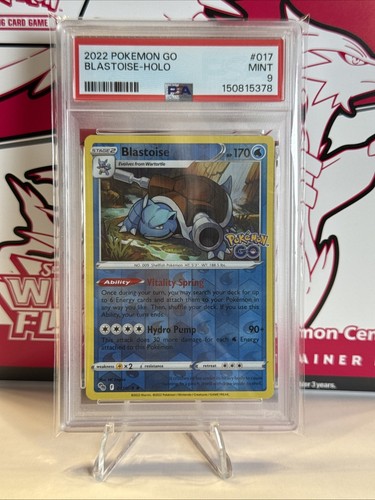 Blastoise graded PSA 9 for sale on eBay