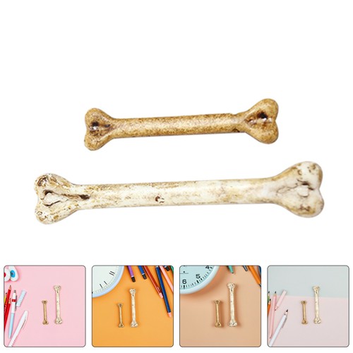 12 Pcs Wired Bone Decoration Bones Halloween Fake Necklace Ornament - Picture 9 of 10