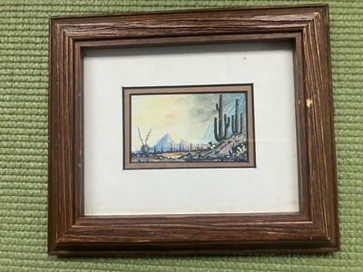 William T Zivic Picacho Storm 6.5 X 5.5 Art