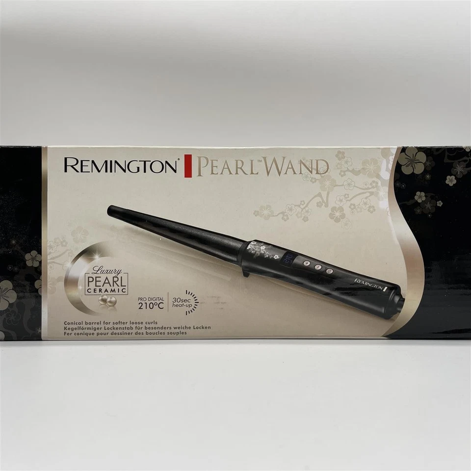 Remington Lockenstab [kegelförmig 13-25mm] Pearl Digital (hochwertige Keramikbes