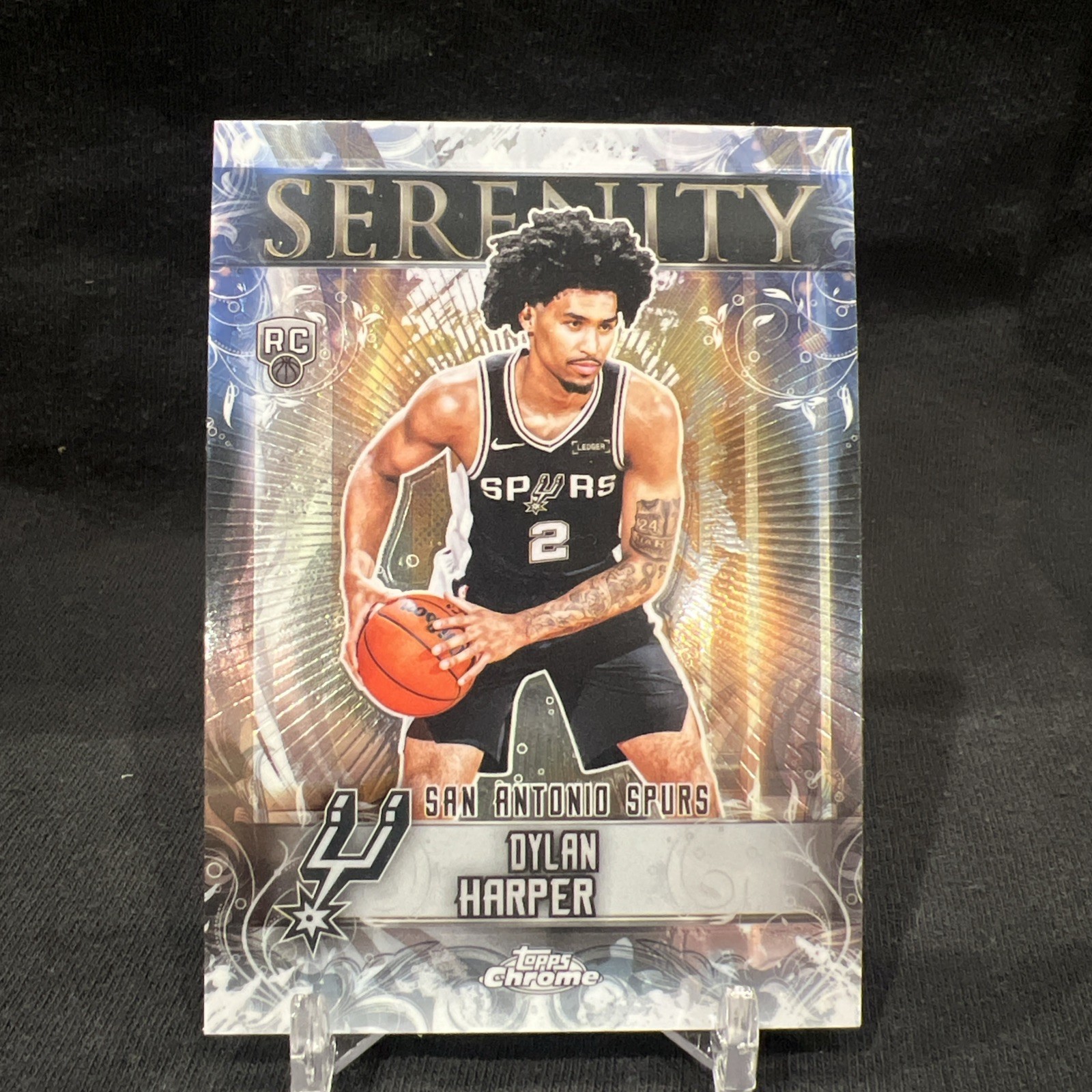 2025-26 Topps Chrome #SY-12 Dylan Harper Serenity Rookie RC Spurs