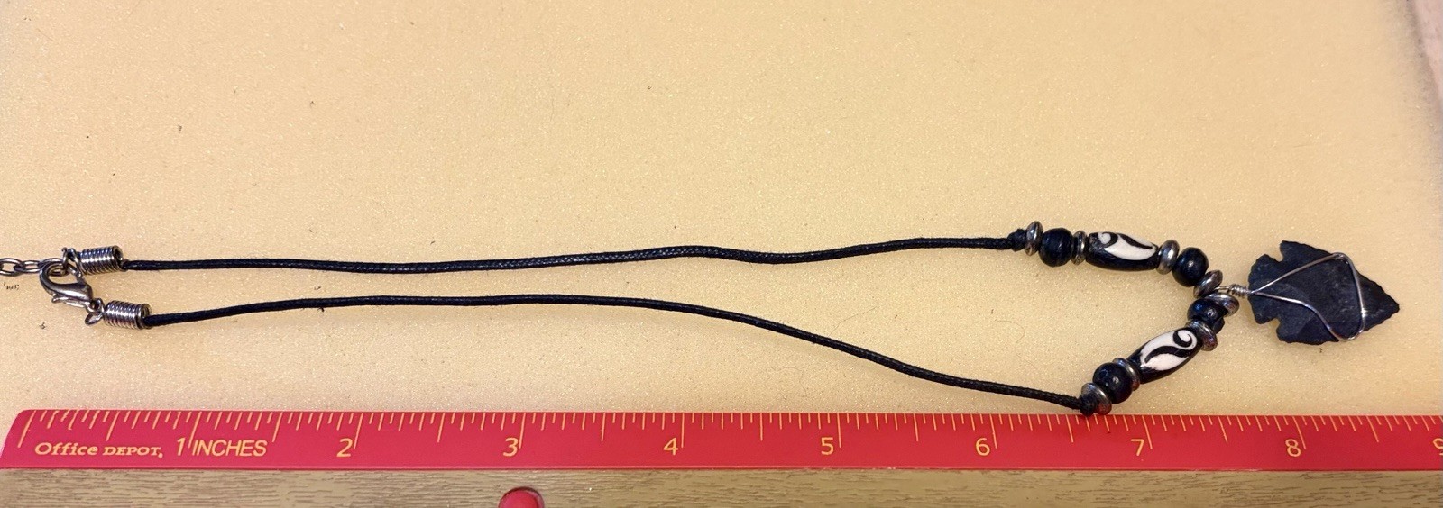 Artisan-Look Wire Wrapped Arrowhead Necklace - image 5