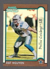 DAT NGUYEN 1999 Bowman Chrome REFRACTOR RC #193 Rookie Card Cowboys Ref READ