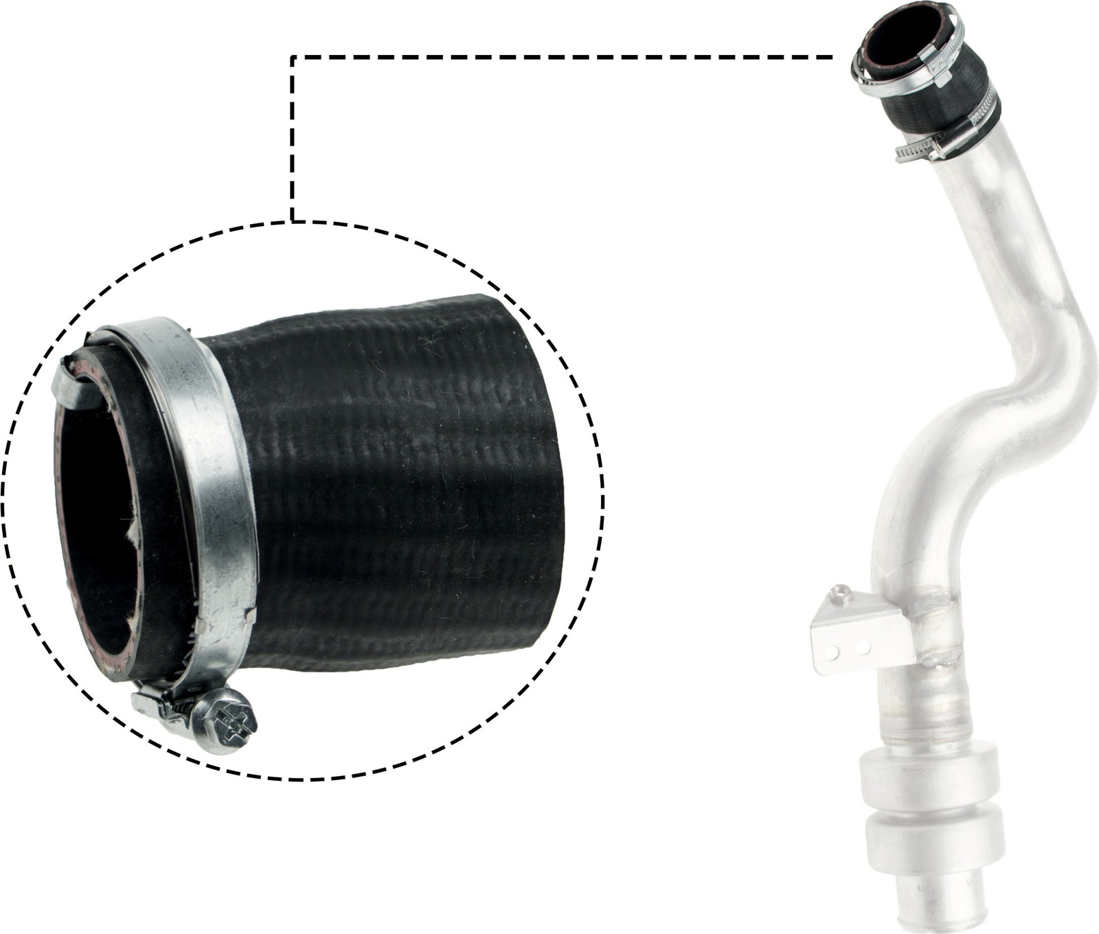 GATES-OE 09-0578 Charge Air Hose for LAND ROVER