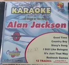 20659 ALAN JACKSON  CHARTBUSTER KARAOKE CDG LOT MAIL