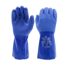Atlas 660 Triple-Dipped PVC Coated Chemical Resistant Safety Glove