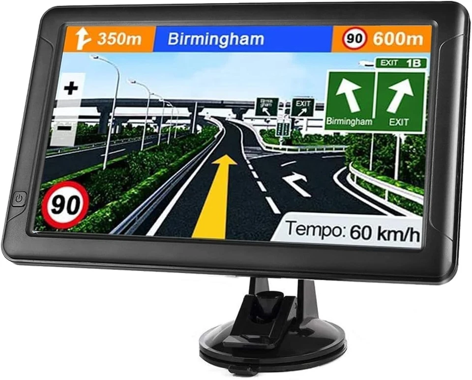 GPS Navigation 9 Inch Touch Screen Car Truck RV Real Voice Direction USA Map - Image 3 of 4