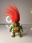 TMNT Ninja Turtle Raphael Troll Doll 4" Action Figure Playmates Vintage 1993