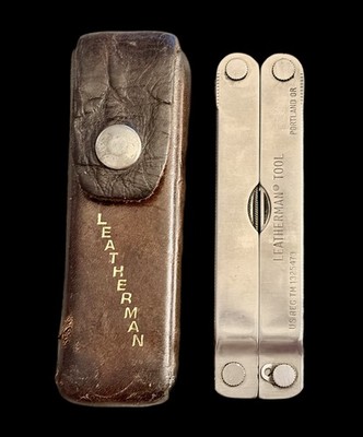 Vintage LEATHERMAN USA PST Multi Tool With Sheath~Pre 1990s