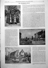 Old Print Oxford Rowing Lady Constance Mackenzie Bourne End Regatta 1900 20th