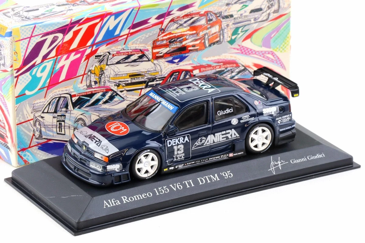 Miniature Alfa Romeo 155 1992 Noire - Minichamps 1/43 - Neuve, Prévente