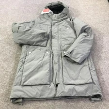 The Arrivals Expedition Parka Jacket Mens Medium Gray Carbon Hooded Winter