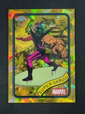 Super-Skrull 2025 Topps Chrome Marvel Sapphire Edition Gold /50 #11