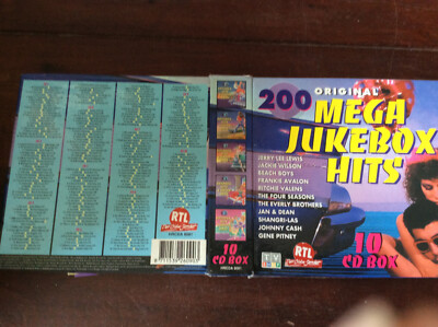 200 Original Jukebox Hits  [10 CD Box]  Beach Boys Johnny Cash Jan & Dean