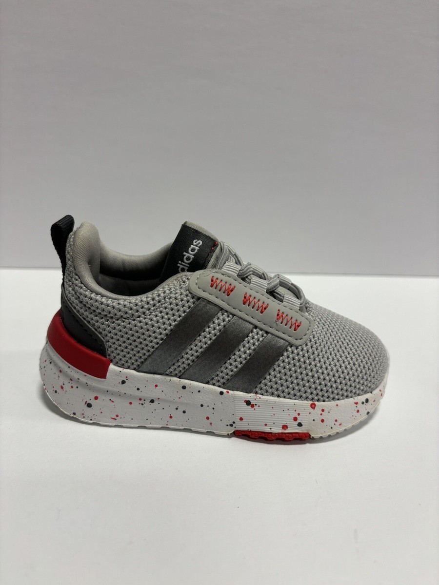 Adidas Toddlers' Racer TR21 Gray Running Shoes, Boys' Size 5K