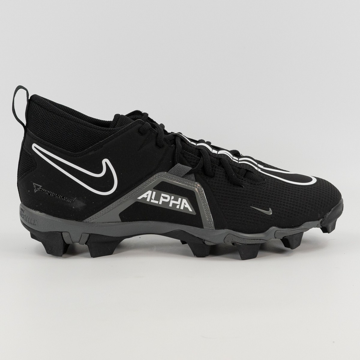 Men’s size 7, Nike Alpha menace, varsity 3 black/white – iron gray Nike Alpha Menace Varsity 3  main image 2