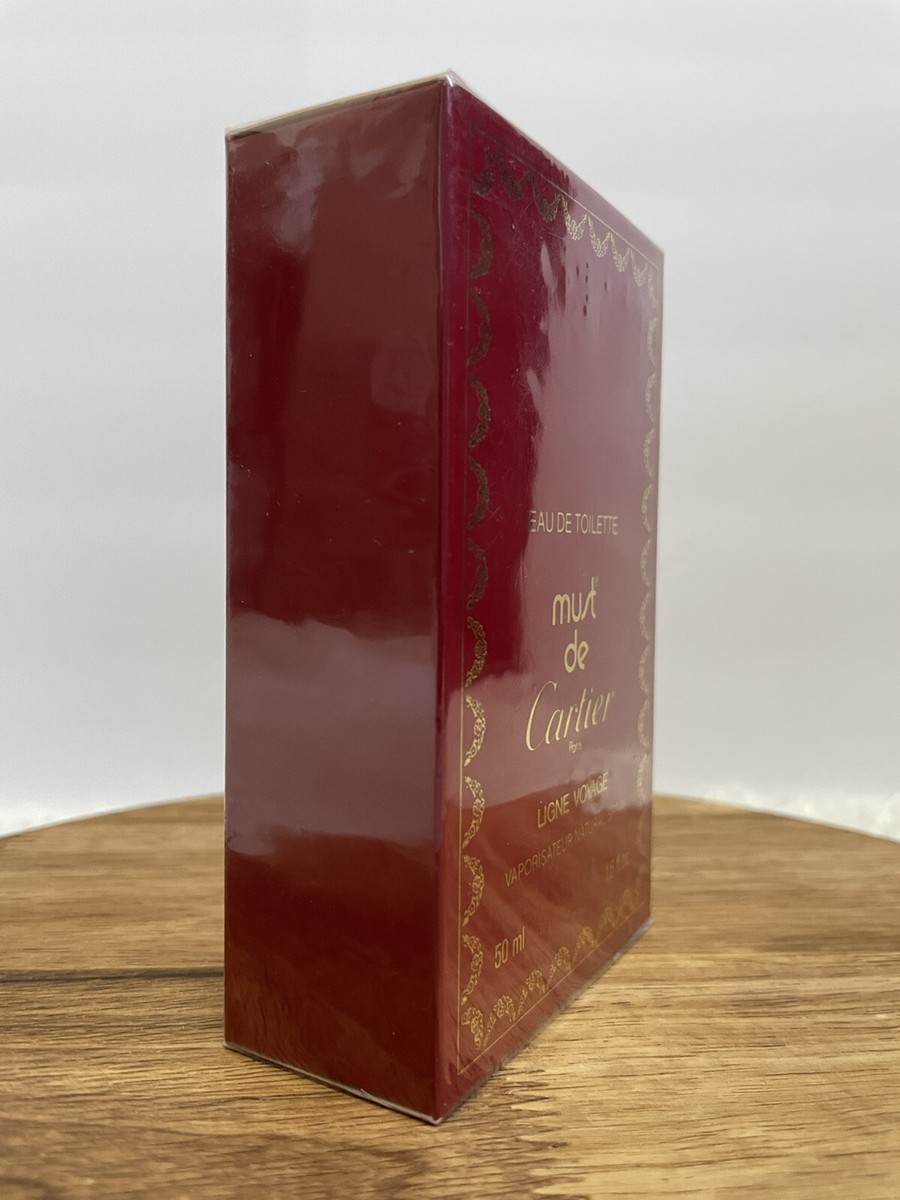 Must de Cartier Ligne Voyage Eau de Toilette EDT 1.6 oz 50 ml