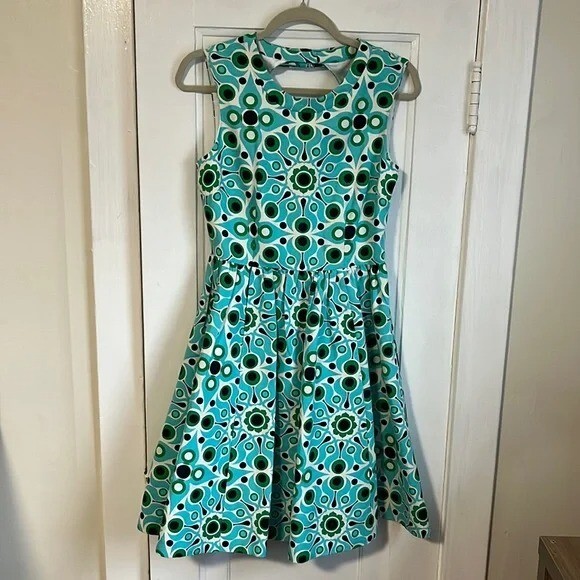 Kate Spade Florence Broadhurst Solar Kristy atomic pool dress retro mod pinup 2